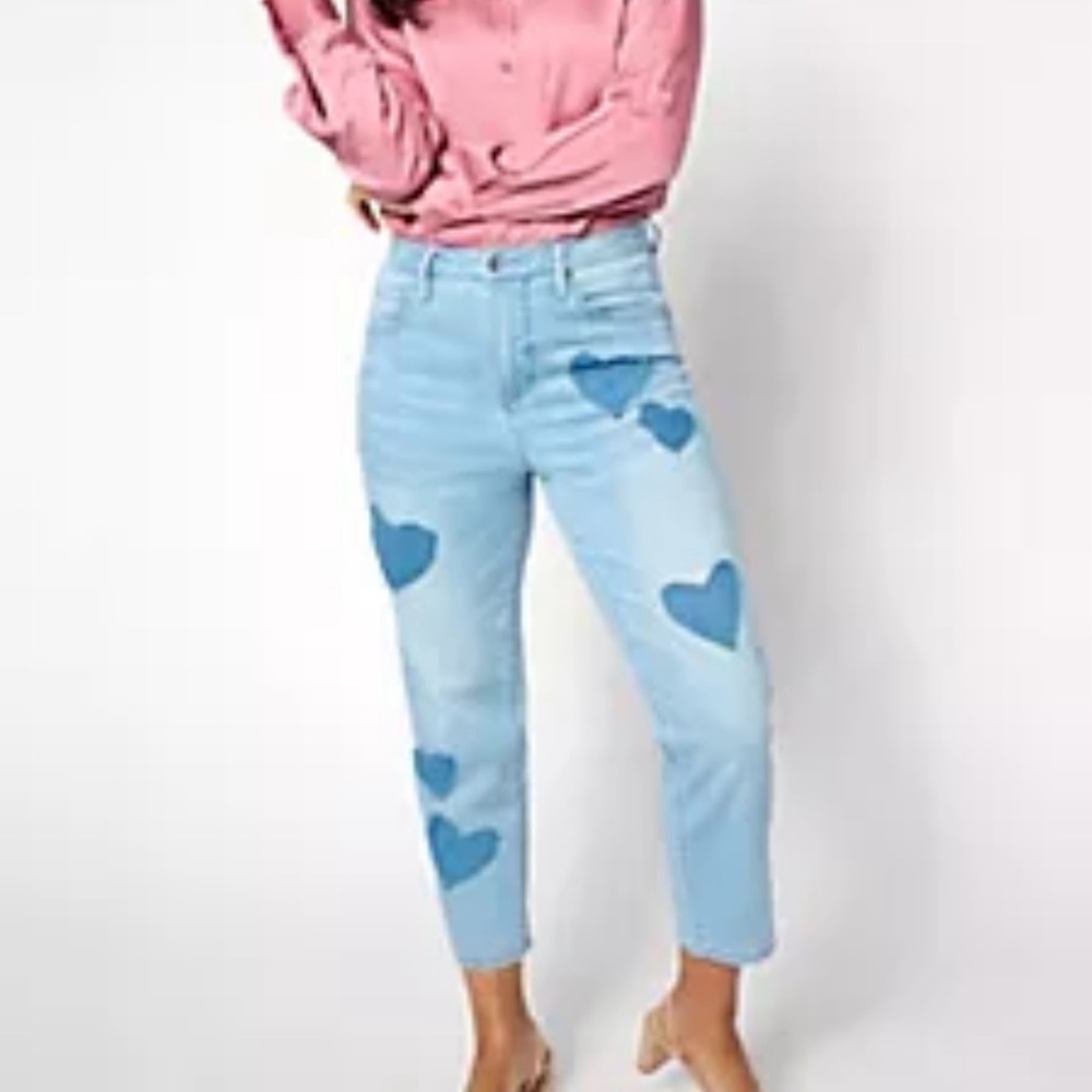 Cute for Studio Park x Amy Stran Petite Patch of My Heart Jean 5XP - Picture 4 of 6